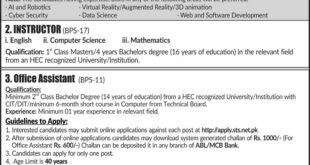 IBA-Institute of Emerging Technologies Job Vacancies,